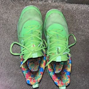 Steph Curry Sour-patch mens Green Sneakers size 8.5